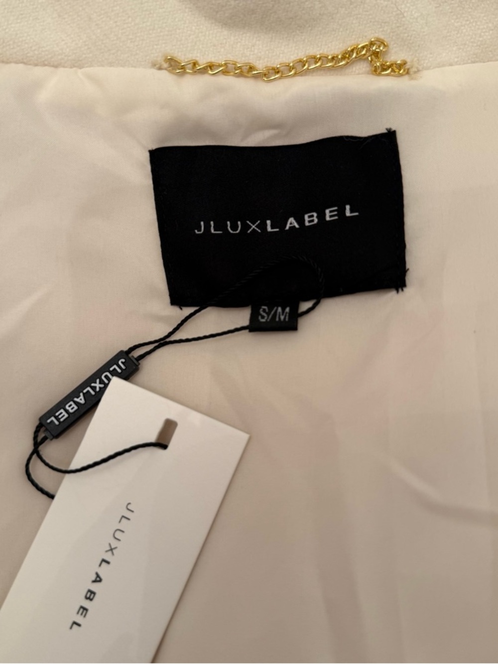 JLUXLABEL IVORY CLOUD WOVEN COAT - Picture 12 of 12
